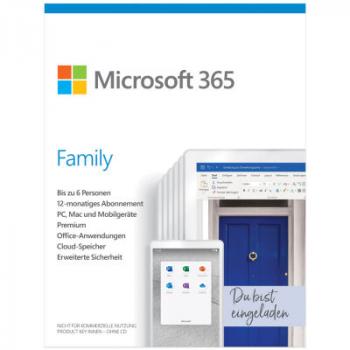 Microsoft 365 Family (6 User/Device - 1 Year) ESD